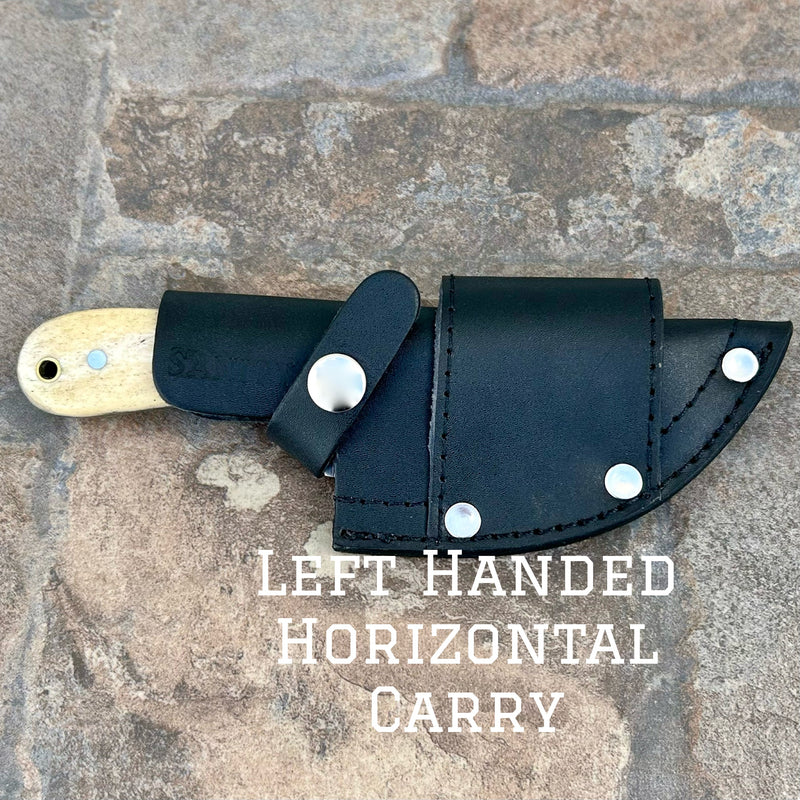 Sanity Jewelry Left Handed Horizontal Jesse James - Bone - D2 Steel - Horizontal & Vertical Carry - 7 inches - JJ017