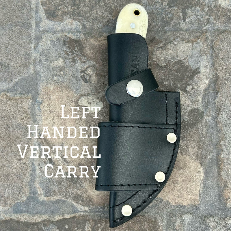Sanity Jewelry Left Handed Vertical Jesse James - Bone - D2 Steel - Horizontal & Vertical Carry - 7 inches - JJ017