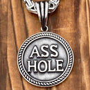 Sanity Jewelry Men's Pendant Necklace Pendant Only A Hole Pendant - Necklace (723)