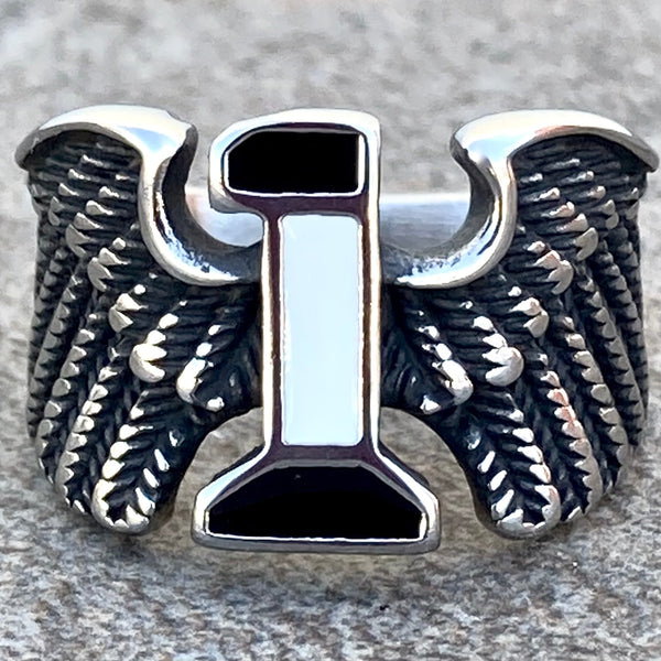 Men's Skull, Cross & Biker Rings - Sizes Up to 20!!