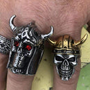 SANITY JEWELRY® Men's Ring Viking Warrior Golden - SIZES 10,14,15 & 16 ONLY - SLC19 CLEARANCE