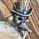 Sanity Jewelry Men's Skull Ring Uncle Sam Skull Ring - R214