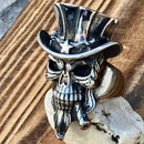 Sanity Jewelry Men's Skull Ring Uncle Sam Skull Ring - R214