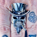Sanity Jewelry Men's Skull Ring Uncle Sam Skull Ring - R214