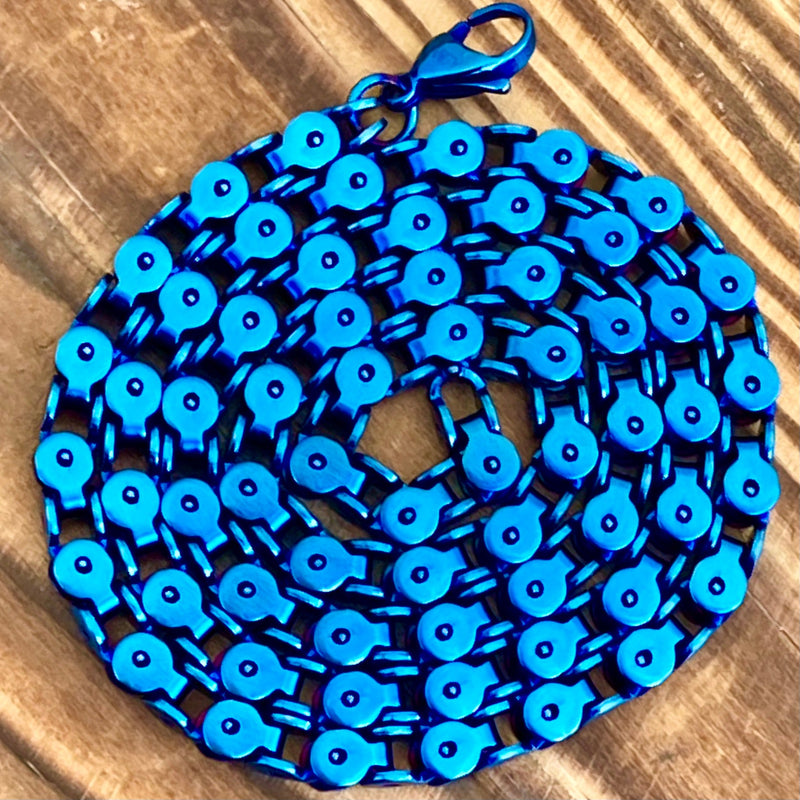 SANITY JEWELRY® Necklace 16 inches Necklace - Cocoa Beach - 5mm - Blue - CBN02