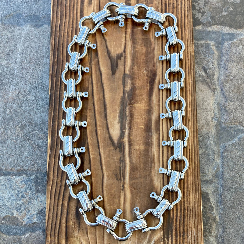 SANITY JEWELRY® Necklace 22 inches The Shackle Necklace - SN01