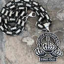 Sanity Jewelry Necklace 22” Silver F Around & Find Out Pendant - Necklace (851)