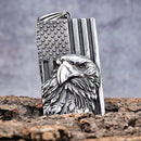 Sanity Jewelry Necklace American Eagle with Flag Pendant - Necklace (282)