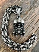 SANITY JEWELRY® Necklace Bone Crusher - Pirate Pendant - Necklace (836)