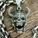 SANITY JEWELRY® Necklace Bone Crusher - Valhalla Viking Skull Pendant - Necklace (841)