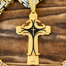 Sanity Jewelry Necklace Cross - Risen Cross Gold Pendant - Necklace - PEN832