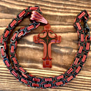 Sanity Jewelry Necklace Cross - Risen Cross Red Pendant - Necklace - 833