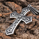 Sanity Jewelry Necklace Cross - Scrollwork Cross Pendant - Necklace (692)