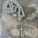 Sanity Jewelry Necklace Cross - Triquetra Cross Pendant - Necklace (693)