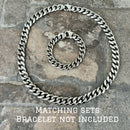 SANITY JEWELRY® Necklace - Diamond Cut Cuban Link - Classic - Polished - 1/2" Wide - CN01