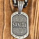 Sanity Jewelry Necklace Dog Tag - Asshole Pendant - Necklace (863)