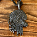 Sanity Jewelry Necklace Indian Pendant SM - Black - Necklace (309)
