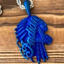 Sanity Jewelry Necklace Indian Pendant SM - Blue - Necklace (310)