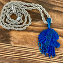 Sanity Jewelry Necklace Indian Pendant SM - Blue - Necklace (310)