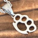 Sanity Jewelry Necklace Knuckle Pendant - Rope Necklace - 6739C
