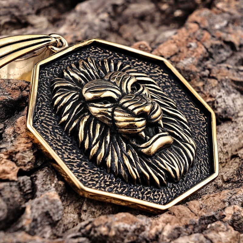 Sanity Jewelry Necklace Lion - Gold Pendant - Necklace (779)