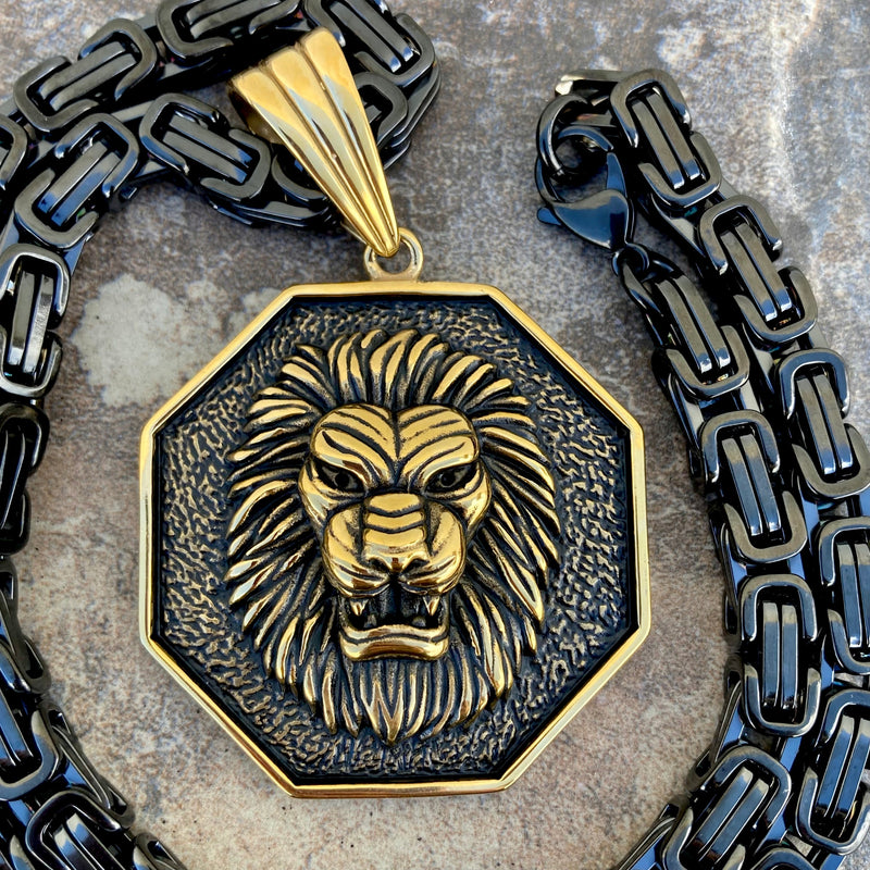 Sanity Jewelry Necklace Lion - Gold Pendant - Necklace (779)