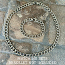 SANITY JEWELRY® Necklace Necklace - Diamond Cut Cuban Link - Polished - 3/8" Wide - CN06