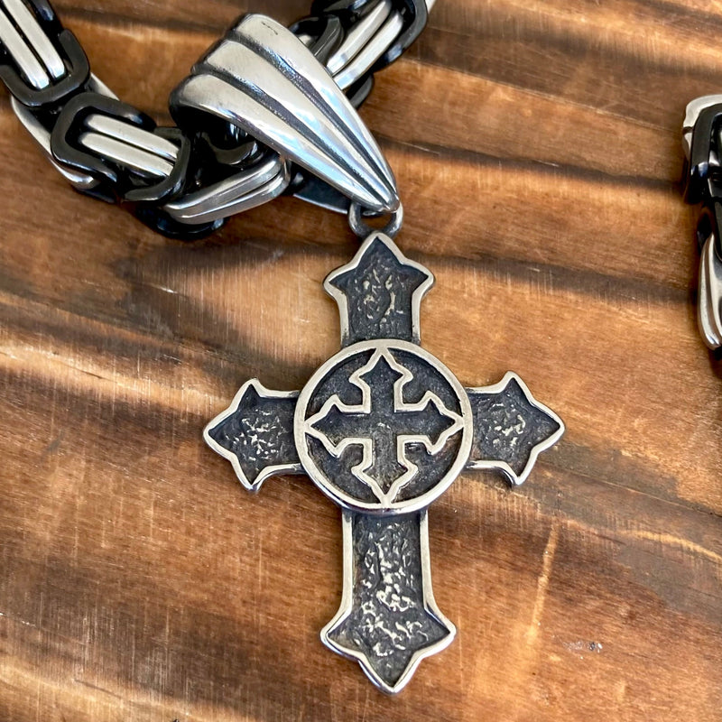 Sanity Jewelry Necklace Pendant Only Cross - Guardian Cross - Pendant & Necklace (316)