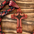 Sanity Jewelry Necklace Pendant Only Cross - Risen Cross Red Pendant - Necklace - 833