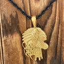 Sanity Jewelry Necklace Pendant Only Indian Pendant SM - Gold - Necklace (311)