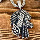 Sanity Jewelry Necklace Pendant Only Indian Pendant SM - Silver - Necklace (312)