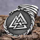 Sanity Jewelry Necklace Pendant Only "Sanity's Combo" - Viking - Valknut Round Pendant - Necklace (797)