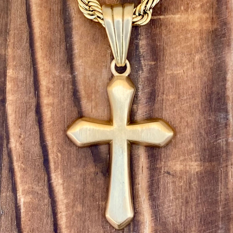 Sanity Jewelry Necklace Pendant Only Sanity's Favorite Cross Small - Gold - Pendant - Necklace - 859C