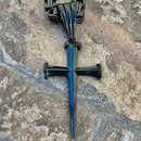 Sanity Jewelry Necklace Pendant Only Sanity's Spike Cross - Black Pendant - Necklace (790)