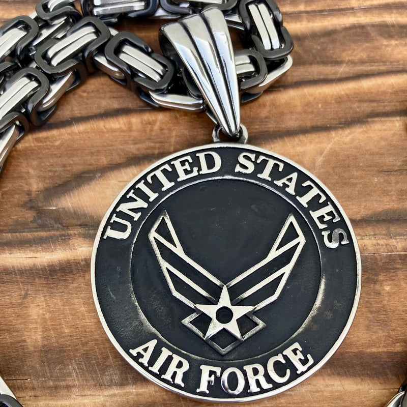 Sanity Jewelry Necklace Pendant Only US Air Force Pendant - Necklace (717)
