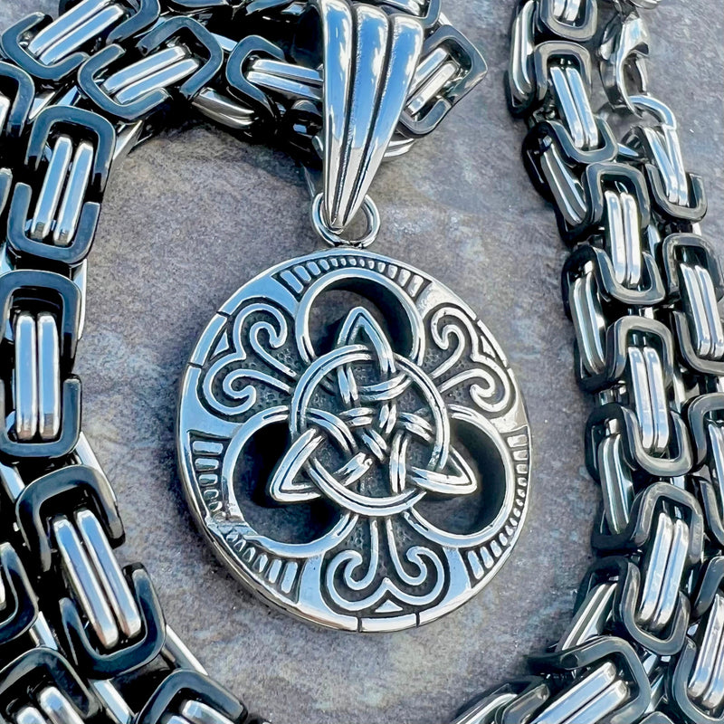 Sanity Jewelry Necklace "Sanity's Combo" - Viking - Triskele Pendant - Necklace (784)