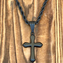Sanity Jewelry Necklace Sanity's Favorite Cross Small - Black - Pendant - Necklace - 858C
