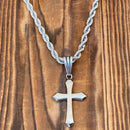 Sanity Jewelry Necklace Sanity's Favorite Cross Small - Polished - Pendant - Necklace - 857C