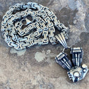 Sanity Jewelry Necklace V-Twin Motor Pendant - Large - Necklace 854