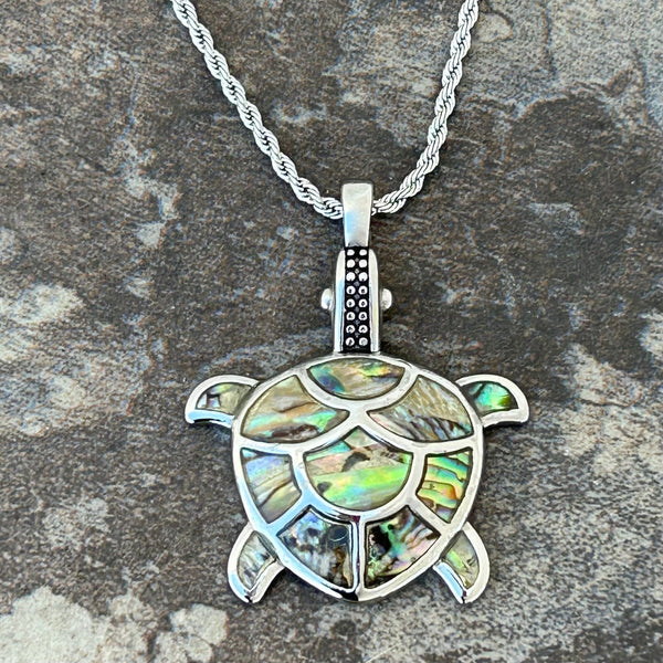 Sanity Jewelry Pendant Only Sea Shell - Turtle - Land Turtle Pendant - Rope Necklace - SK2579