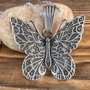 Sanity Jewelry Pendant Only Stainless Steel - Scrollwork Butterfly - Pendant - PEN304 CLEARANCE