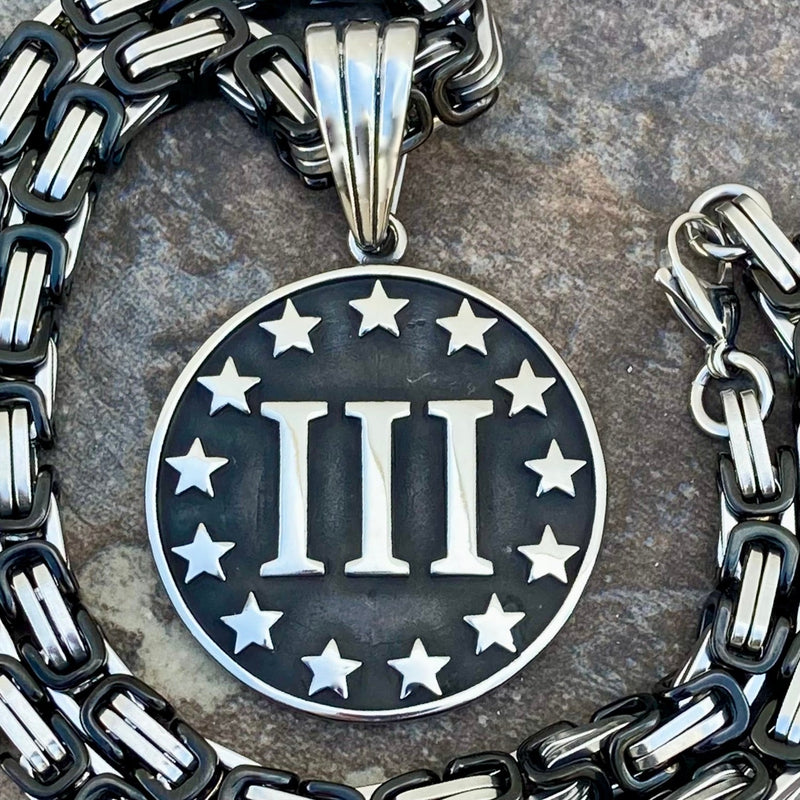 Sanity Jewelry Pendant Patriot III Pendant - Necklace - SLC817 CLEARANCE