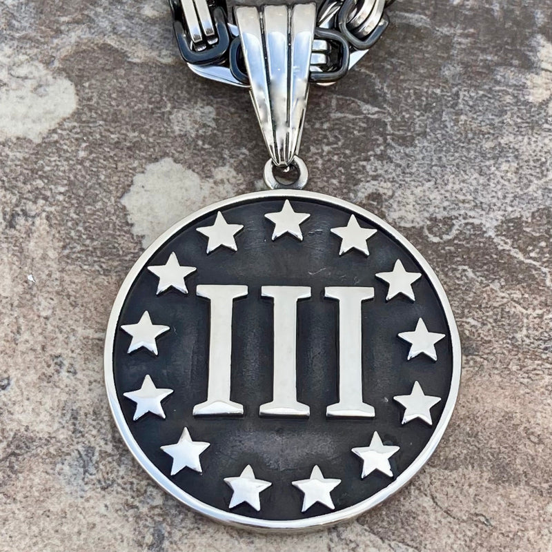 Sanity Jewelry Pendant Pendant Only Patriot III Pendant - Necklace - SLC817 CLEARANCE