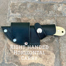 Sanity Jewelry Right Handed Horizontal Jesse James - Bone - D2 Steel - Horizontal & Vertical Carry - 7 inches - JJ017