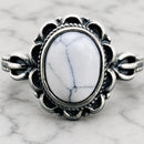 Sanity Jewelry Ring 4 Antique White Stone Ring - R235