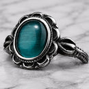 Sanity Jewelry Ring Antique Green Stone Ring - R204