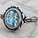 Sanity Jewelry Ring Antique Sea Shell Stone Ring - R210