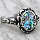 Sanity Jewelry Ring Antique Sea Shell Stone Ring - R210