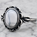 Sanity Jewelry Ring Antique White Stone Ring - R235