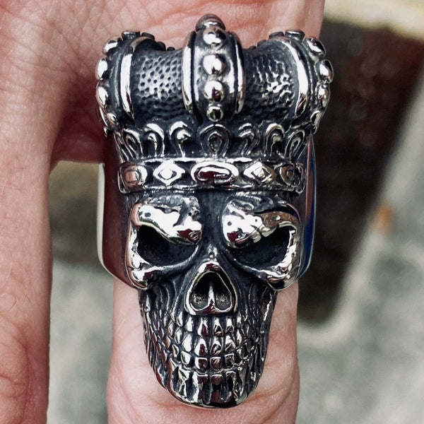 Sanity Jewelry Ring "Bone Crusher" - Joker Skull - R100
